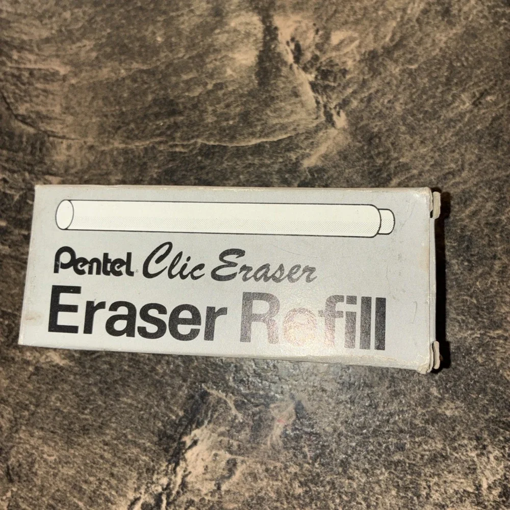 Pentel Refill Erasers for Clic Eraser. (ZER-W) 10 Sleeves Seemed Missing 2